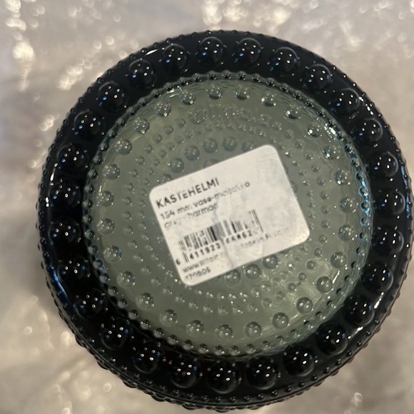 Iittala Ovia Toikka Kastelhelmi 134mm Grey Vase - Picture 5 of 5